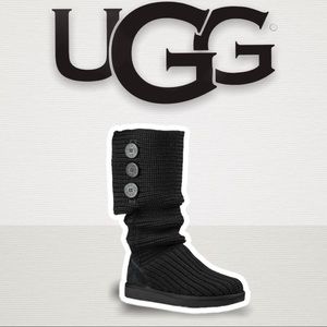 Comfy Cozy Black Bailey Ugg Boots